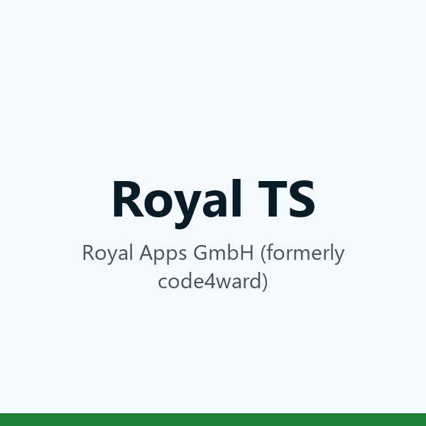 Royal TS